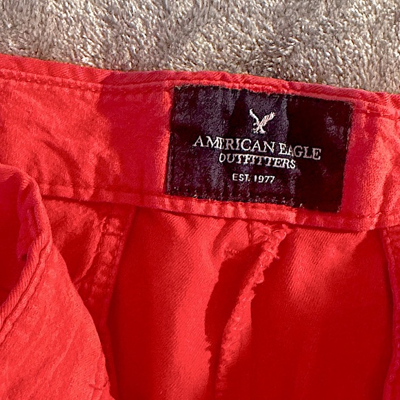 American Eagle Outfitters prep shorts size 32 color is Red - Picture 3 of 5